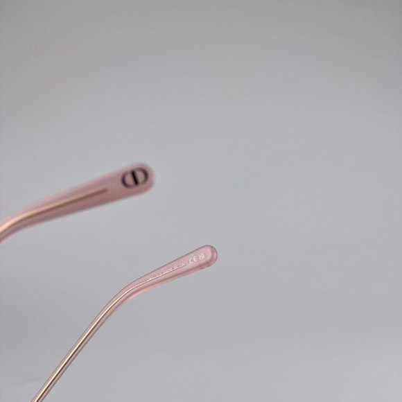 Dior MINI CD O S2I 4000 BRAND NEW Eyeglasses Pink Nude Women Square - Picture 11 of 16